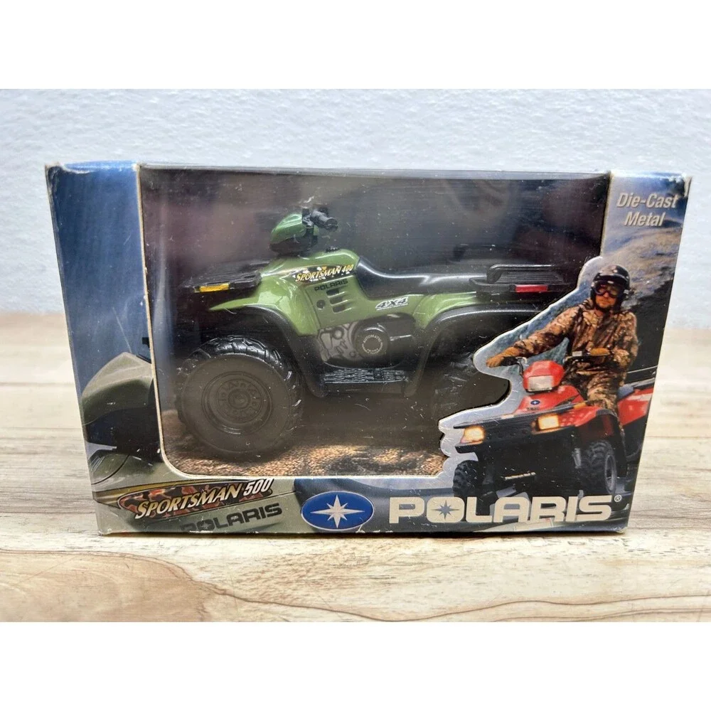 Vtg 2000 ERTL Cabela's Polaris Sportsman 500 H.O. 4x4 ATV Diecast Scale 1:18